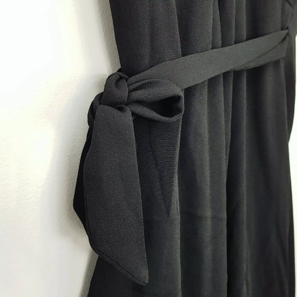 KOOKAI Womens Size 34 or 6 / US 2 Black Huntington Wrap Dress - Picture 11 of 12